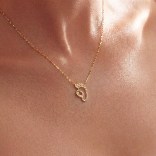 Baby Feet Necklace