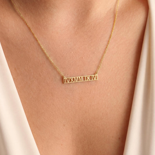 Roman Numeral Necklace