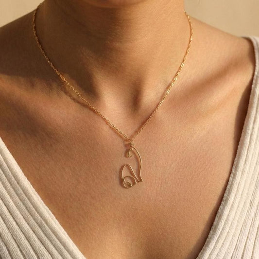 Gold Cat Necklace