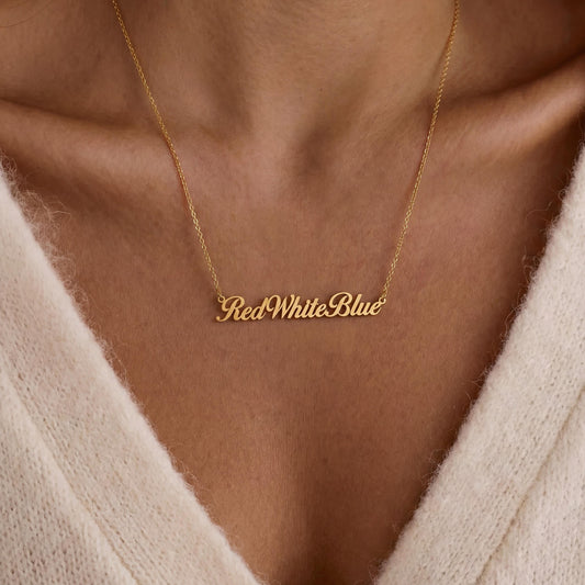 Red White Blue Necklace