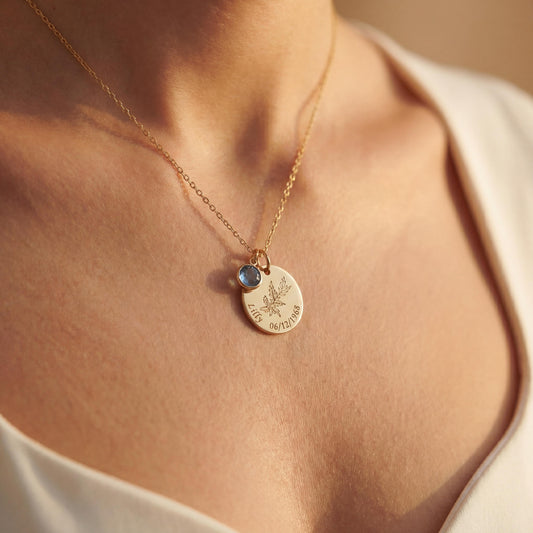 Birth Flower Necklace