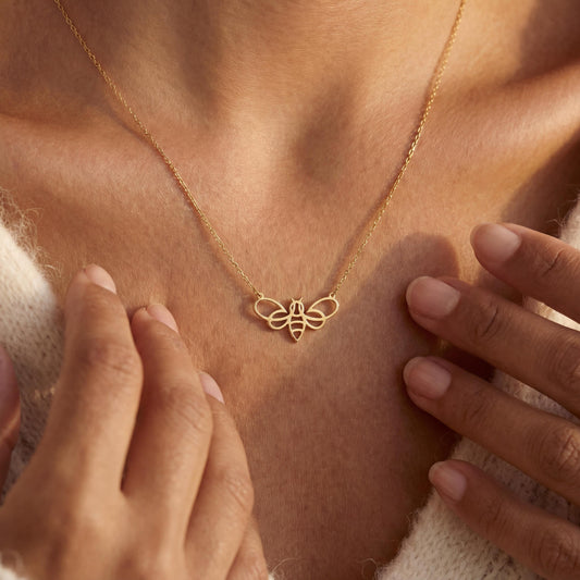 Bumble Bee Necklace