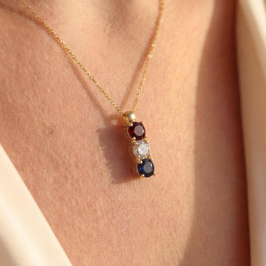 Red White Blue Necklace