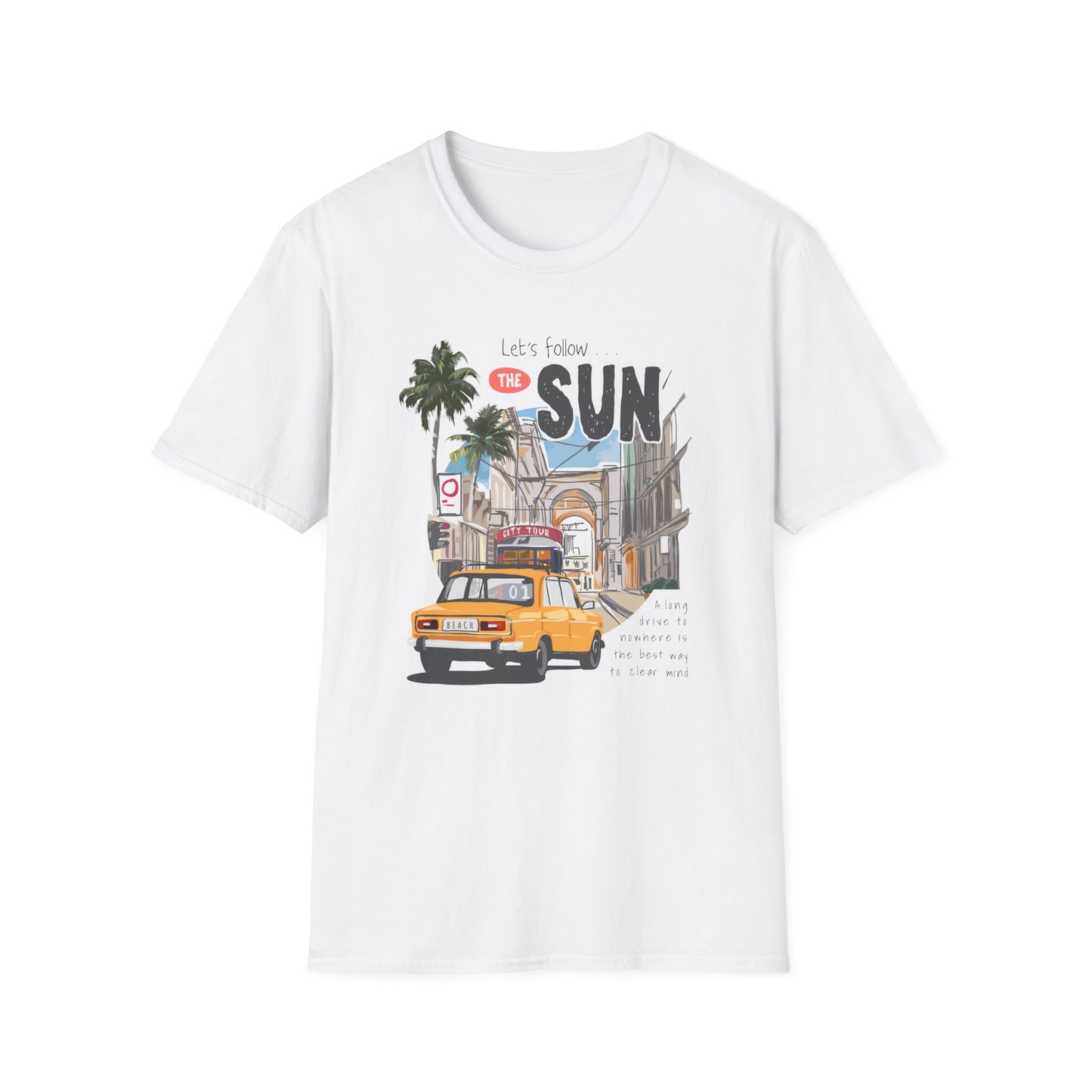 Car Themed Sun Summer T-Shirt