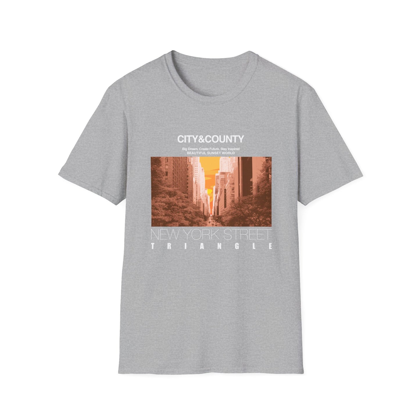 New York Street Triangle Unisex T-Shirt