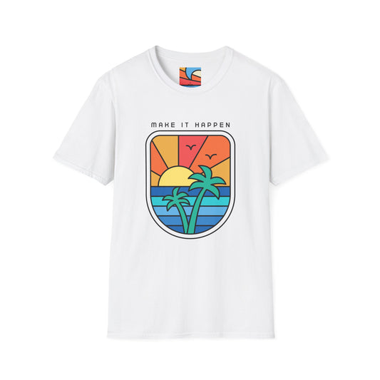 Summer Vibes Unisex T-Shirt - Make It Happen Design