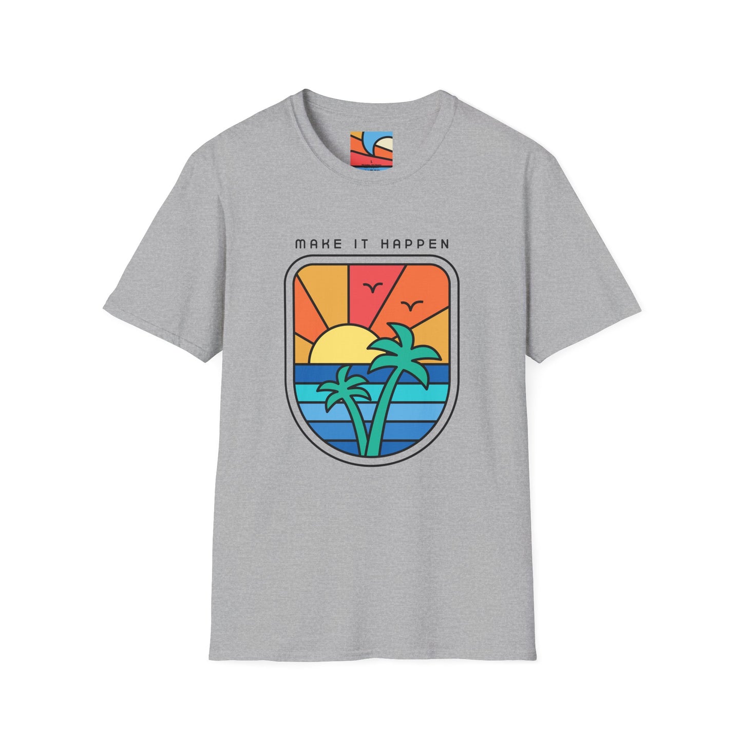 Summer Vibes Unisex T-Shirt - Make It Happen Design