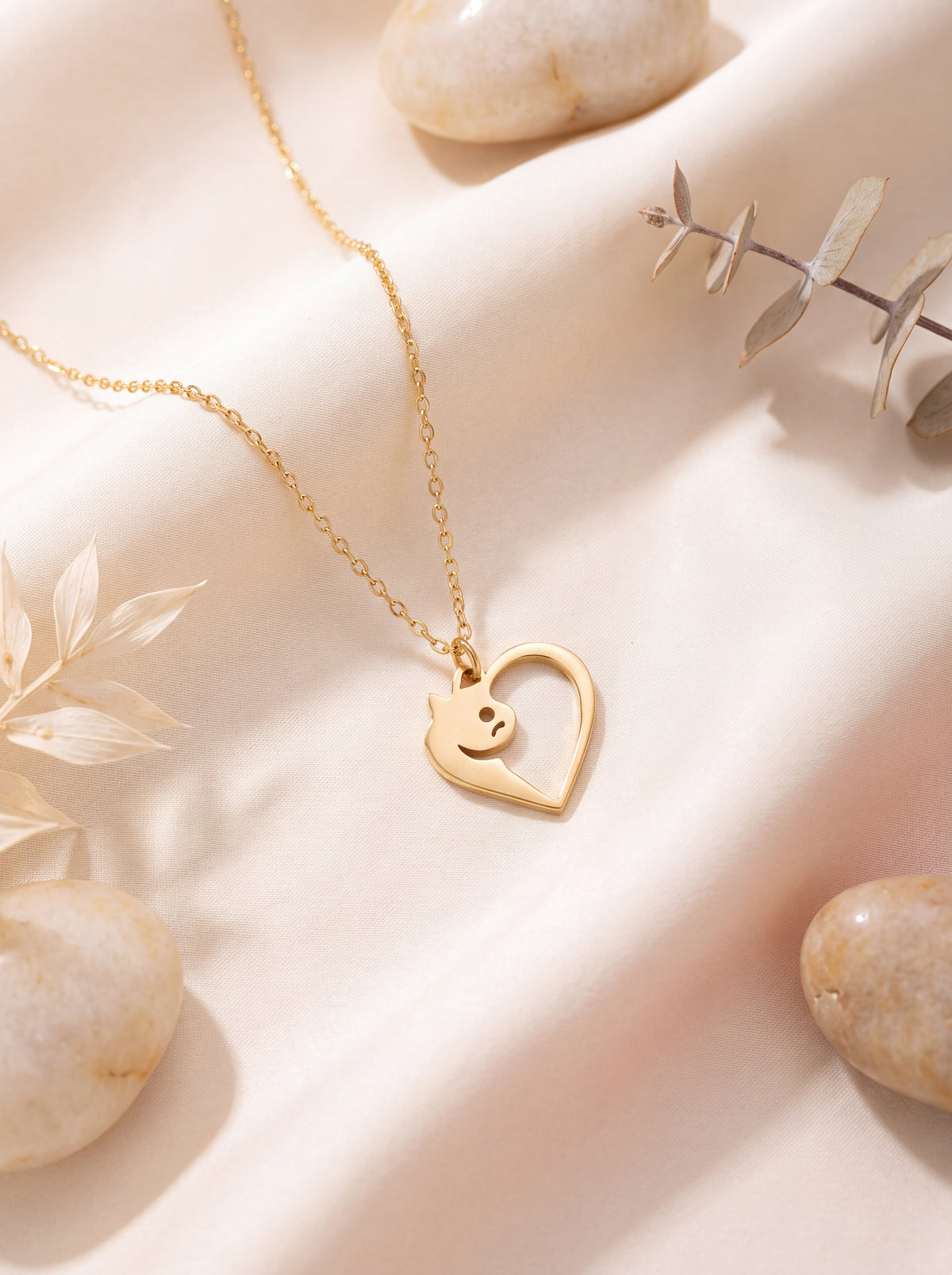Gold Cat Necklace