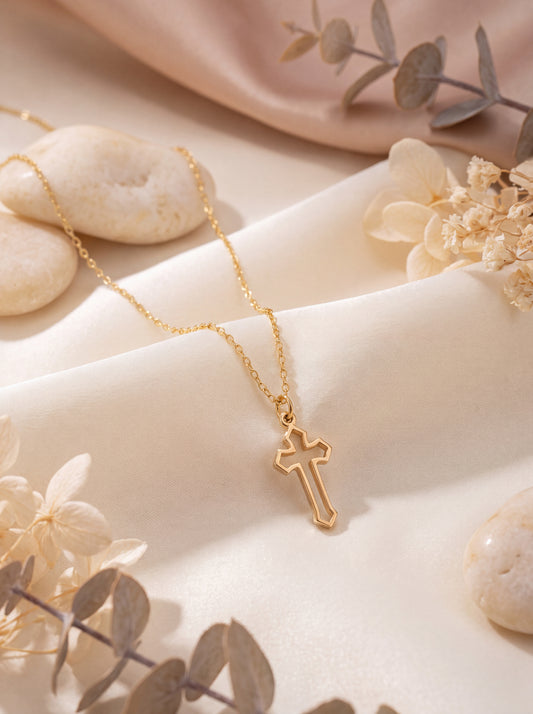 Gold Cross Necklace