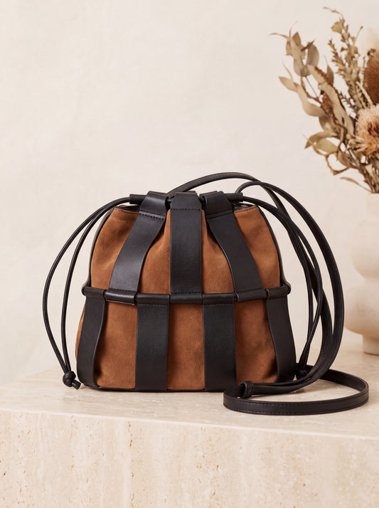 The Mahogany Bucket Bag