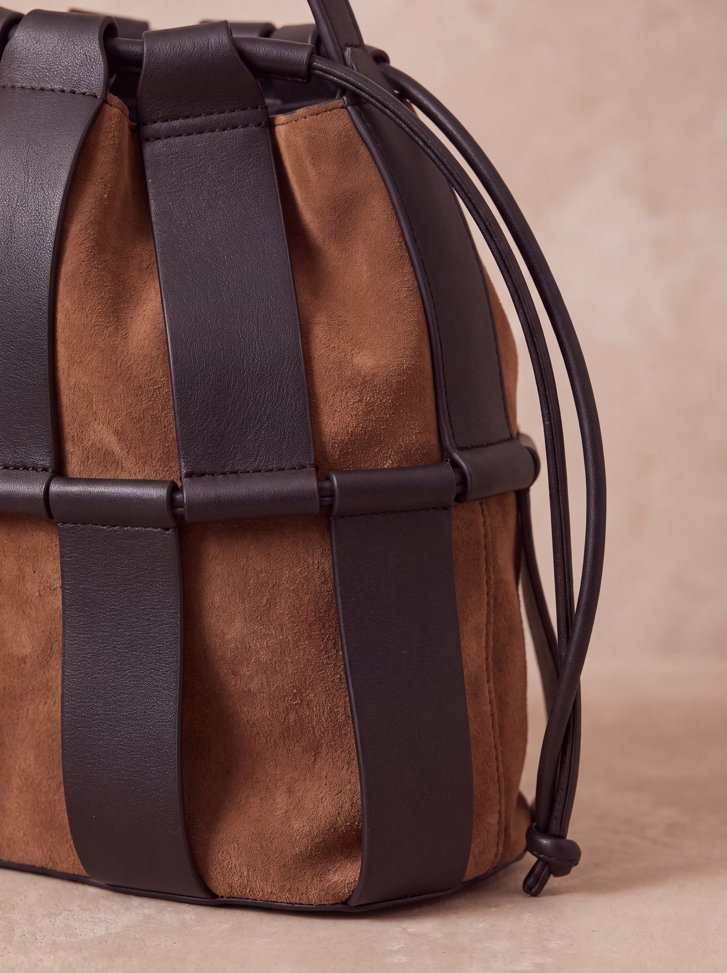 The Mahogany Bucket Bag