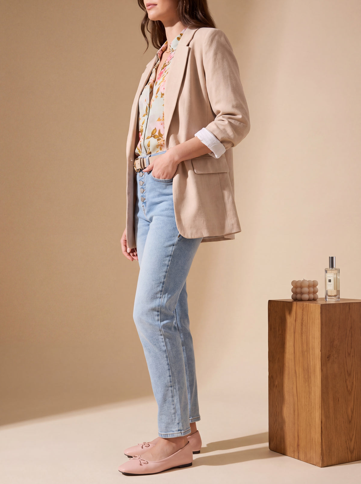 The Morganite Blazer & Blouse Set