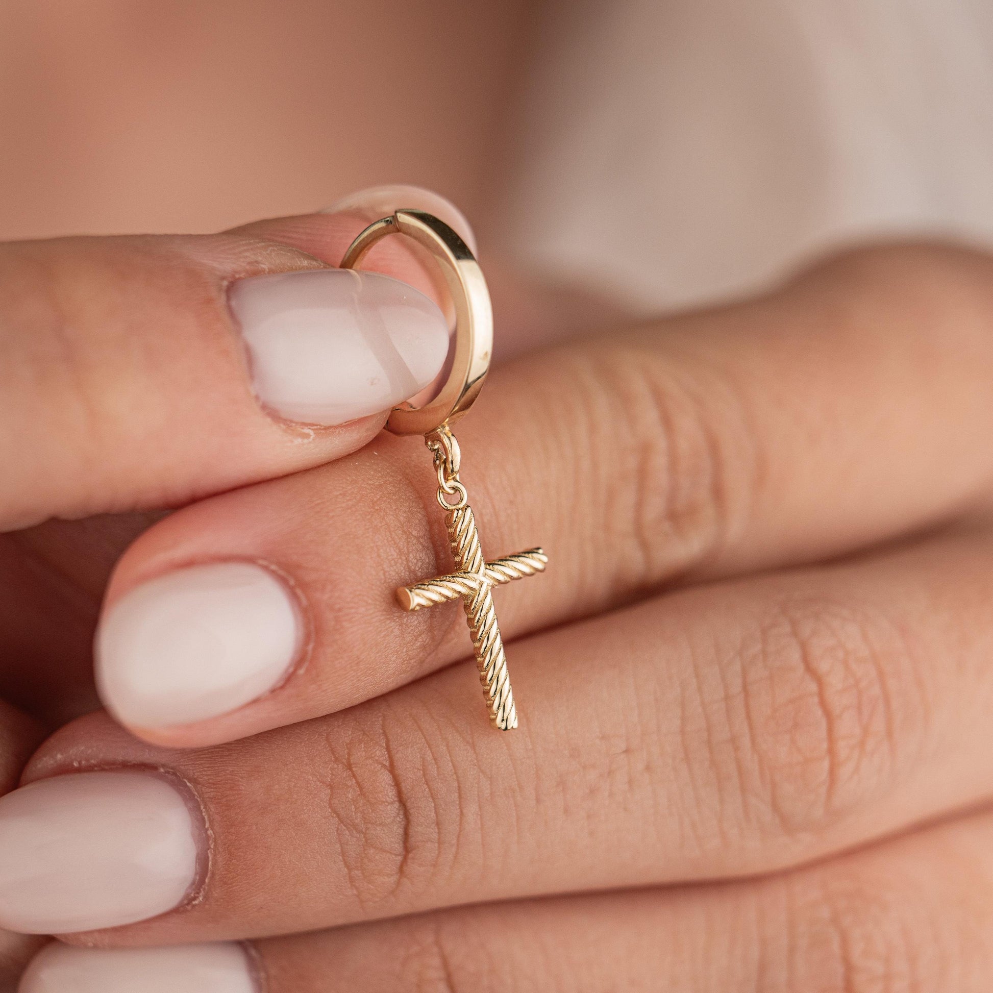 14k Solid Gold Hamsa Earrings, Minimalist Gold Studs, Elegant Hand of Fatima Jewelry, Dainty Gold Earrings, Gift for Her