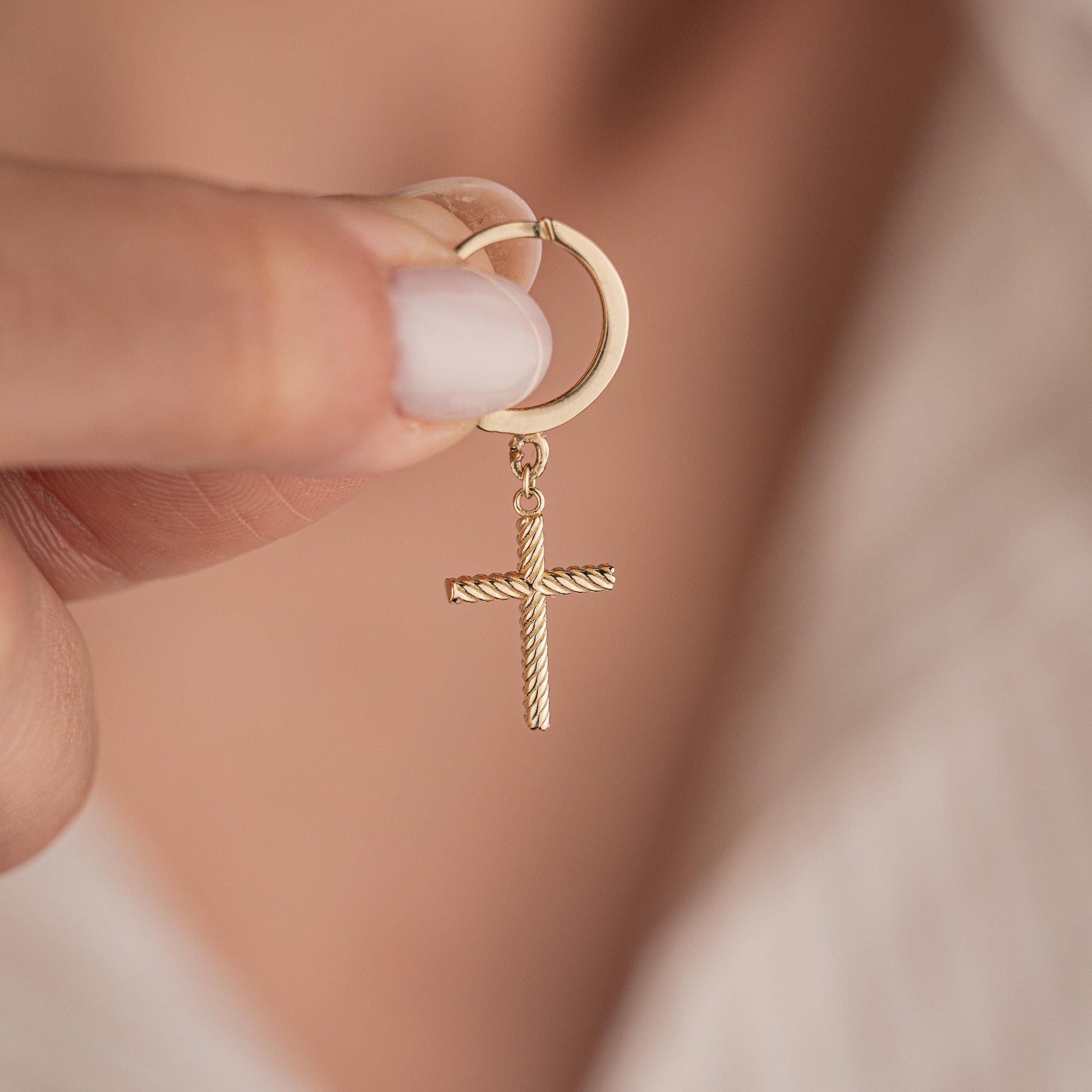 14k Solid Gold Hamsa Earrings, Minimalist Gold Studs, Elegant Hand of Fatima Jewelry, Dainty Gold Earrings, Gift for Her