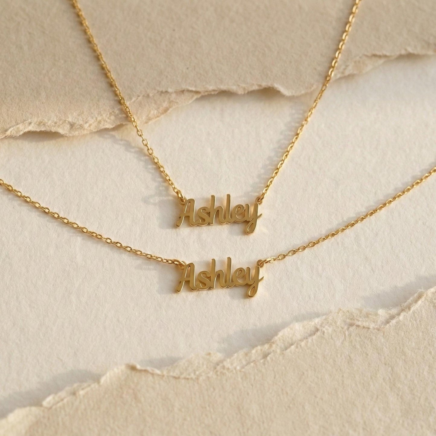 Custom Name Necklace, Personalized Necklace, Gold Name Necklace, Dainty Nameplate, Gift for Her, Valentines Day Gift, Mom Gift, Christmas