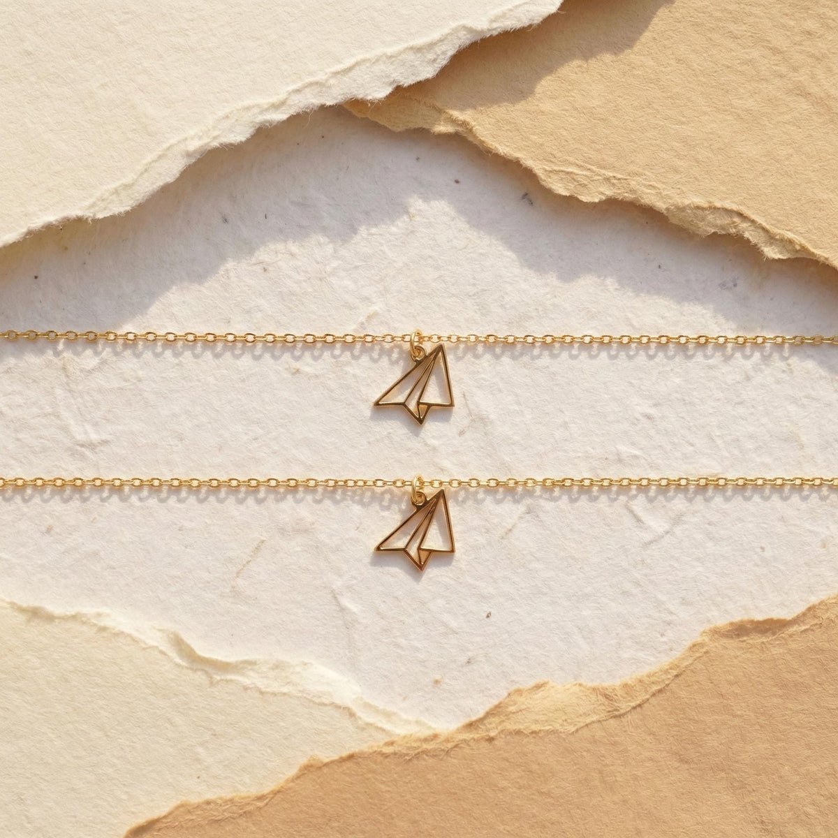 Paper Plane Necklace