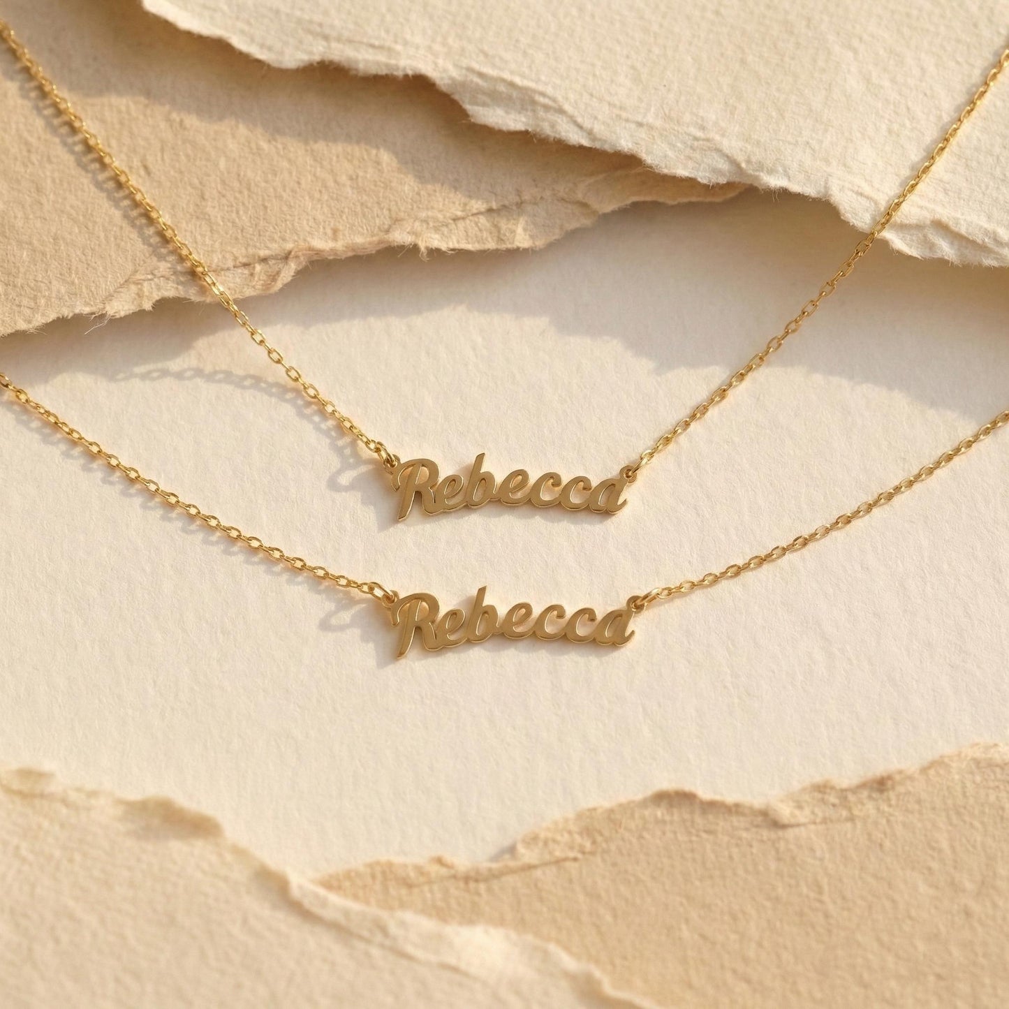 Custom Name Necklace, Gold Name Necklace, Personalized Jewelry, Gift For Her, Valentines Day Gift, Mothers Day Gift, Dainty Name Necklace