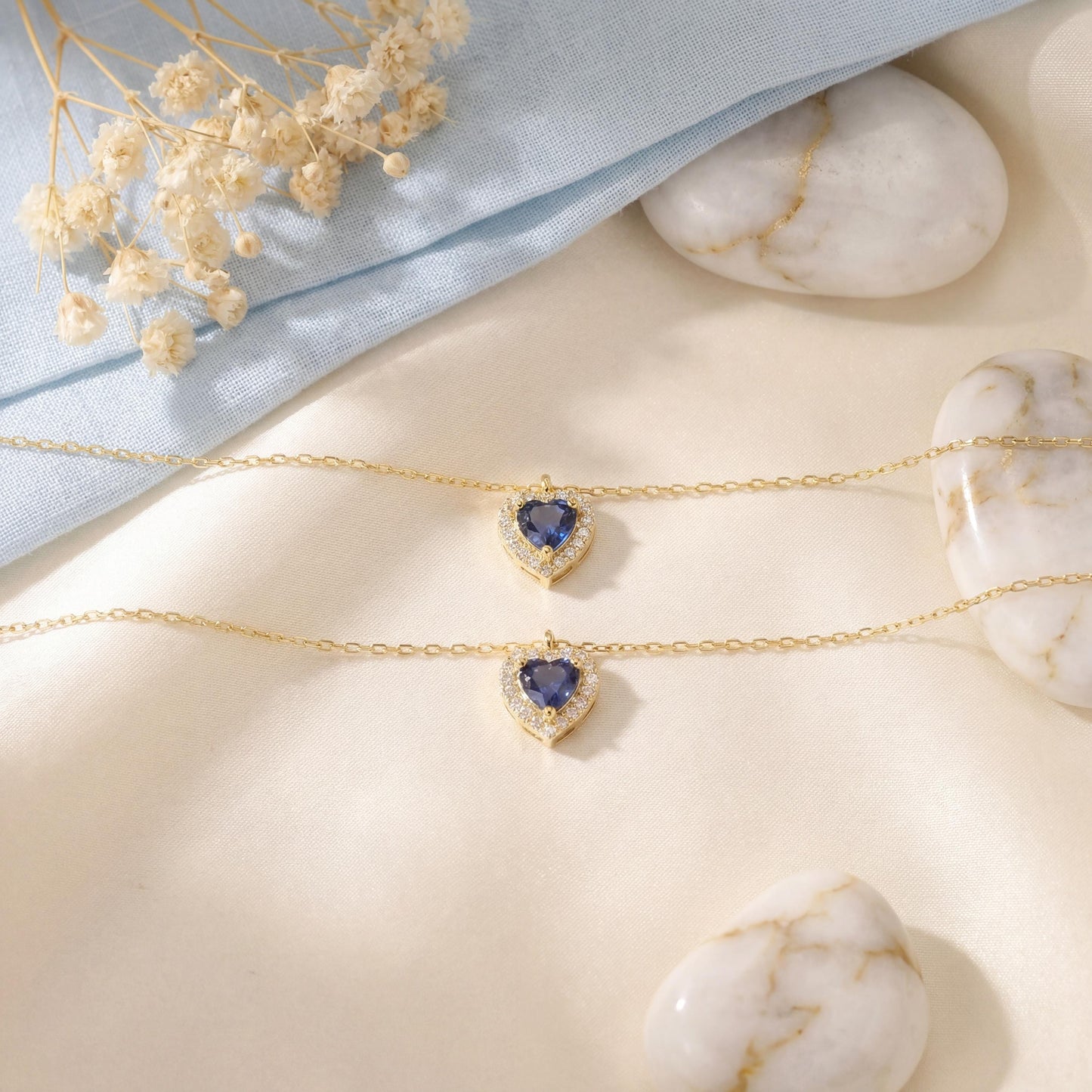 Heart Birthstone Necklace, 14K Gold Plated, Personalized Gift, Valentines Day Gift, Minimalist Jewelry, Gift for Her, Dainty Necklace