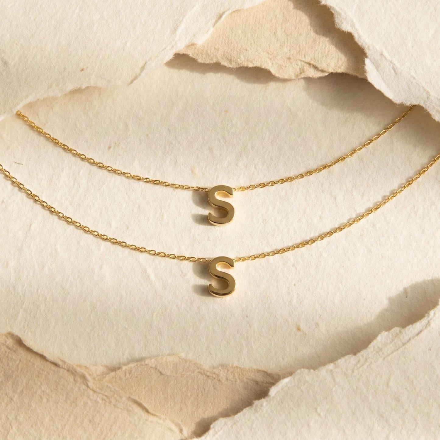 Initial Necklace, Letter Necklace, Personalized Gift, Monogram Pendant, Tiny Alphabet Charm, New Mom Gift, Bridesmaid Proposal, Custom