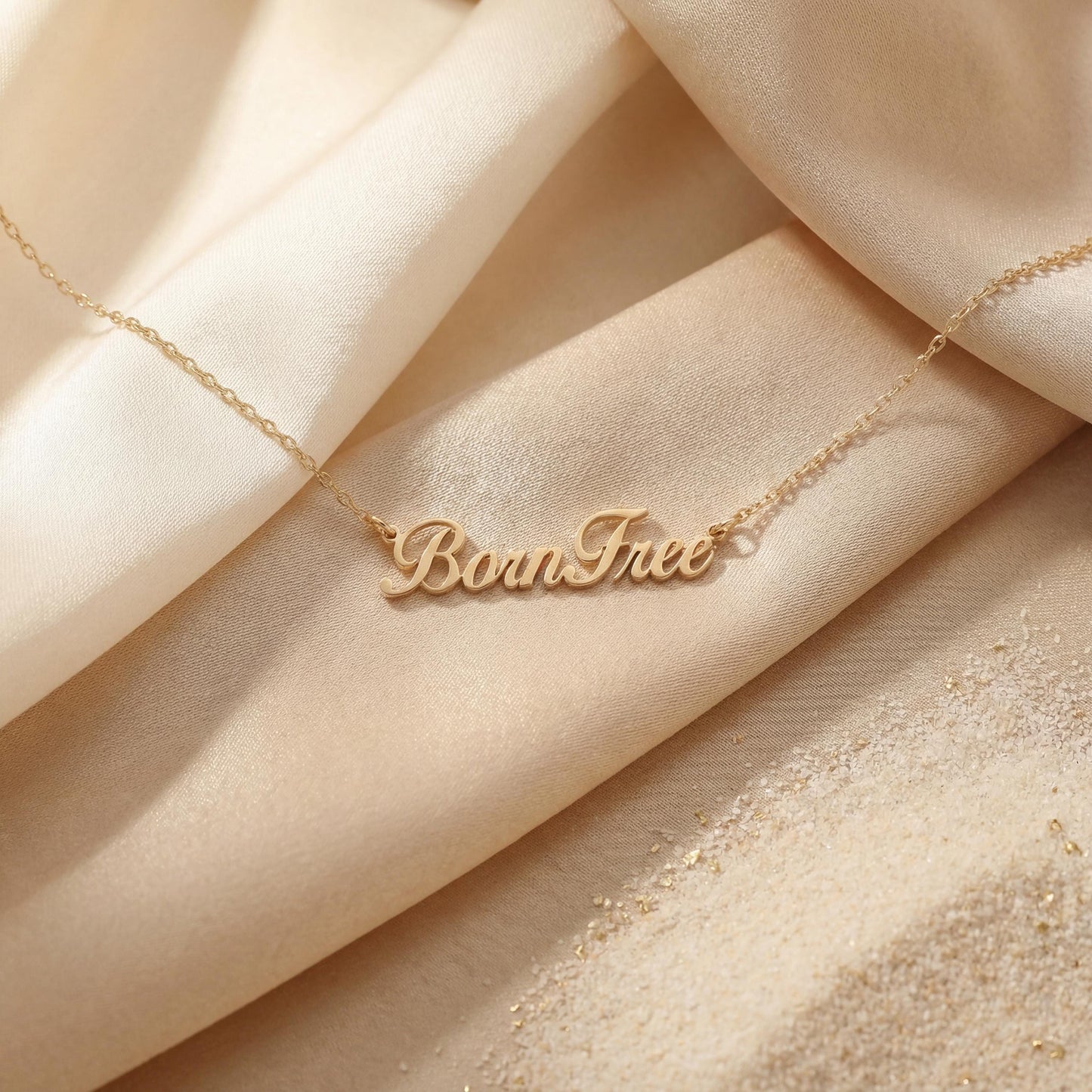Custom Name Necklace, Personalized Word Pendant, Minimalist Script Choker, Dainty Nameplate, Custom Letter Jewelry