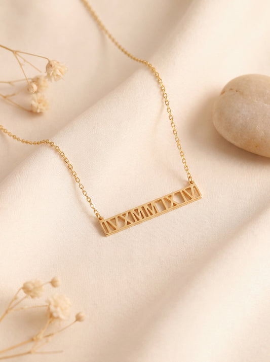 Roman Numeral Necklace