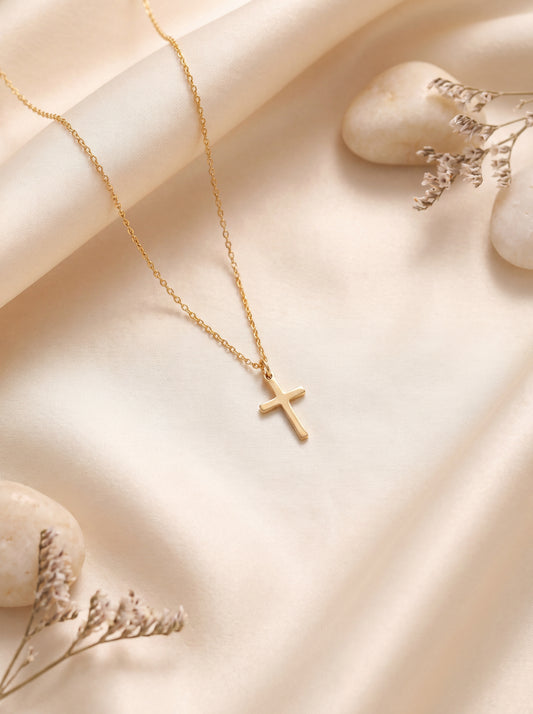 Gold Cross Necklace