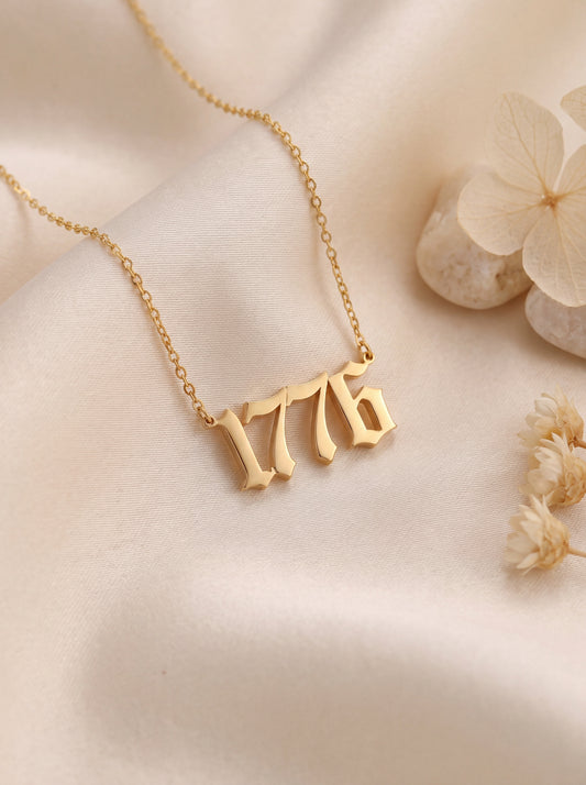 Custom Year Necklace