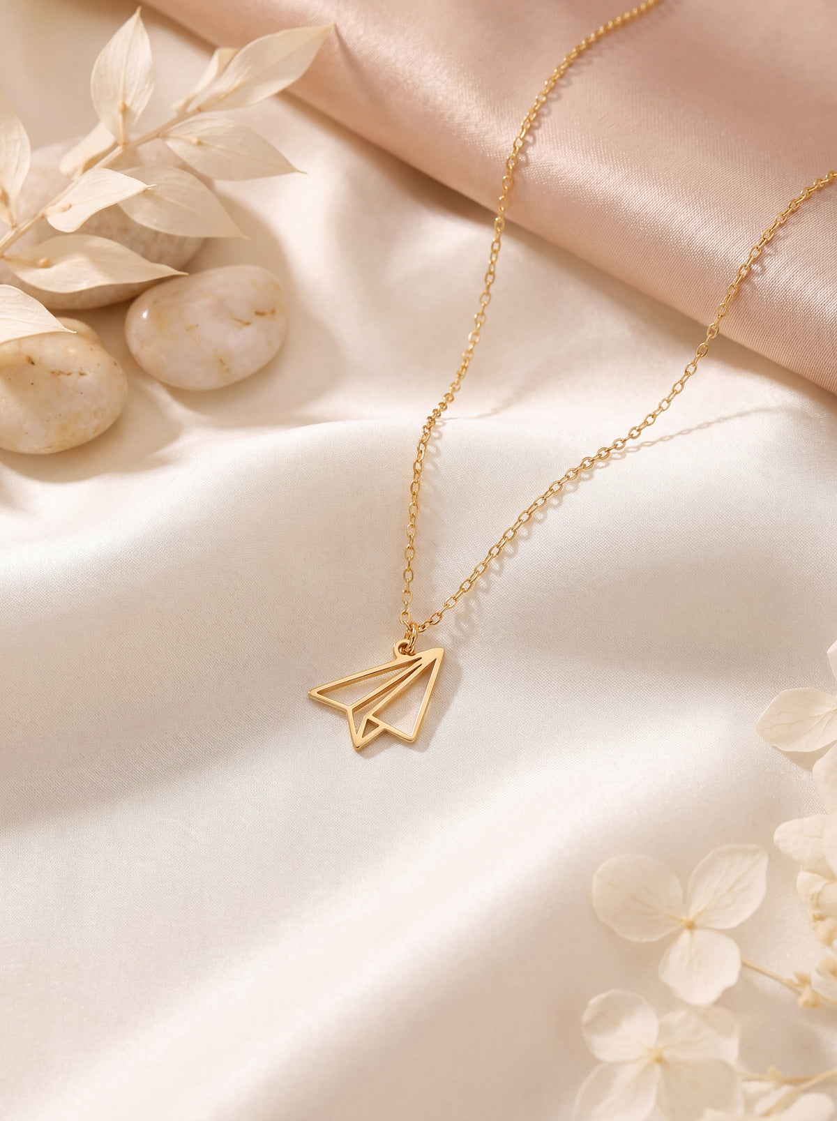 Paper Plane Necklace